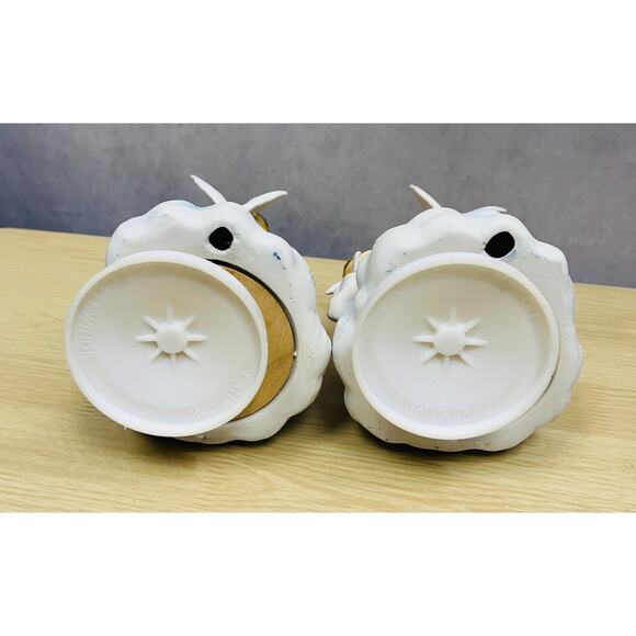 Vintage 2 Brinn's 80's/90's Angels Musical Porcelain Hand Painted Decorations - Picture 7 of 8